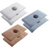 2Pcs Massage Table Cover with Face Hole 16x31.5in Microfiber Massage Bed Cover Comfortable & Skin Friendly Water Absorbent Table Sheets for Beauty Salon, Brown, Sheets view 3