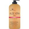 Being Naturals Aloe vera Gel - from 100% Pure Organic Aloe- Natural Raw Moisturizer for Face, Body, Hair. Perfect for Sunburn, Acne, Razor Bumps 16.9 fl oz (Salmon DNA + Niacinamide) view 1