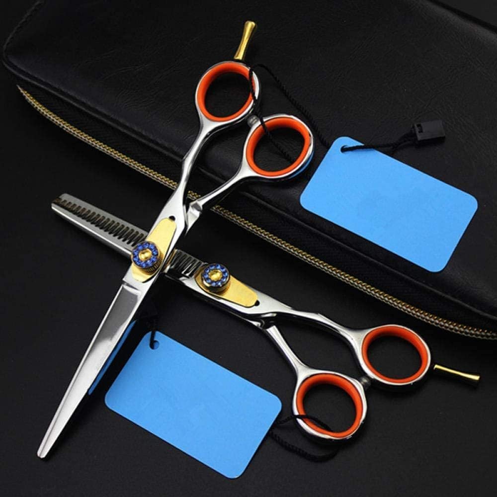 440c Steel Hair Cutting Scissors, Professional Hairdressing Scissors Set, Ergonomic Hair Cutting Scissors, Stainless Steel Durable Hair Cutting Tools, Salon Home Multifunctional Scissors