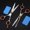 440c Steel Hair Cutting Scissors, Professional Hairdressing Scissors Set, Ergonomic Hair Cutting Scissors, Stainless Steel Durable Hair Cutting Tools, Salon Home Multifunctional Scissors view 2