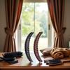 2 Pcs Large Banana Clips Fish Clips Long Hair Clips Ponytail Comb Grip Hair Accessories for Women Hair (Black and Brown) view 4