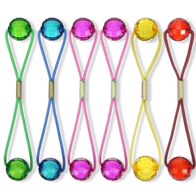 12 PCS Hair Balls for Girls Hair Ball Hair Ties for Little Girls Bubble Hair Ties with Ball Colorful Assorted Elastic Accessories for Kids Children Women
