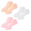 Ckuakiwu 3 Pairs Silicone Socks, Soft Elastic Silicone Socks for Moisturizing Feet, Smooth for Women, for Women view 3