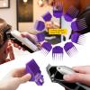 10 Pack Magnetic Clipper Guards Guide Comb Set Replacement Fits for Clippers s AAC-1, GC, LCL, ML, PM-1, PM-2, PM-4, PM Family, Lengths 1/16" to 1" (Purple) by YTXXDEUS view 4