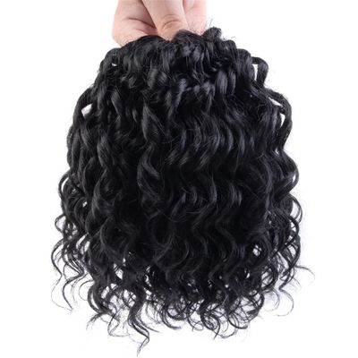 10 Inches Deep Wavy Twist Crochet Hair Synthetic Afro Curly Hair Crochet Braids Fiber Braiding Hair Extensions