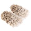 10 Inches Deep Wavy Twist Crochet Hair Synthetic Afro Curly Hair Crochet Braids Fiber Braiding Hair Extensions view 4