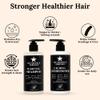 Castor Oil Shampoo and Conditioner Set - Made in USA, 10 oz Bottles view 2