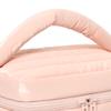 AZURAOKEY Puffy Padded Quilted Toiletry Bag for Women, Waterproof Toiletry Bag Large Travel Make Up Organizer Pouch Storage with Handle view 3