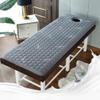 Cute,60x180cm,Round Head Beauty Bed Mattress with Face Breathing Hole Non-Slip Massage Table Cushion Topper Memory Foam Foldable Spa Table Mattress Pad for Beauty Salon Treatment Bed view 1