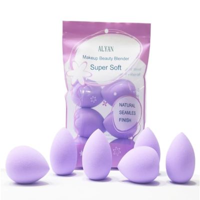 6PCS makeup Sponge Set Latex Free and High-definition Set of makeup Wonder blender For Powder Cream and Liquid, Super Soft Wonder Beauty Cosmetic Dry & Wet Multi-Use