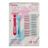 Women's Razor Kit with 2 Ergonomic Handles & 12 Replacement Blades - 5-Blade System for Sensitive Skin, Anti-Slip Grip, Shower-Friendly Design view 1