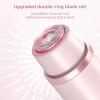 Bikini Trimmer for Women Electric Razors for Women, Double Head Dual Purpose, IPX7 Waterproof Hair Razor, Ceramic Blade Hair Trimmer Wet & Dry Use, Painless Electric Shaver for Facial and Body (Pink) view 4