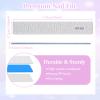 100Pcs 80/80 Grit Nail Files, Rectangular 80/80 Grit Nail Files Bulk, Home Salon Strong Nails Filed, Double-Sided Emery Boards for Acrylic & Gel Nails view 2