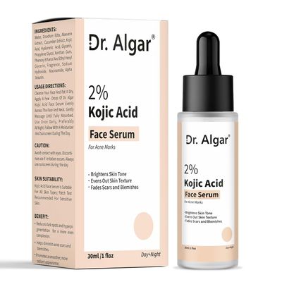 2% Kojic Acid Face Serumm. I With 1% Alpha Arbutin & Niacinamide 30 ml | Reduces Dark Spots, Pigmentation & Blemishes | For All Skin types 30ml