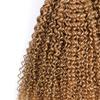 Kameinike 12 14 16 inch #27 Honey Blonde Human Hair Bundles Jerry Curly 3 Pcs 300g Unprocessed Brazilian Virgin Quick Weave Hair Extensions view 4
