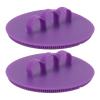 2-Piece Silicone Body Scrubber Loofah Brush Gentle Exfoliating for Men Women Bath Shower view 1