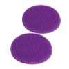 2-Piece Silicone Body Scrubber Loofah Brush Gentle Exfoliating for Men Women Bath Shower view 4