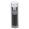 Eyebrow Pencil Sharpener Tool with Fixing Screw, Black Alloy Makeup Aid for Precise Shading & Safe Use (Black) view 3