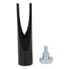 Eyebrow Pencil Sharpener Tool with Fixing Screw, Black Alloy Makeup Aid for Precise Shading & Safe Use (Black) view 4