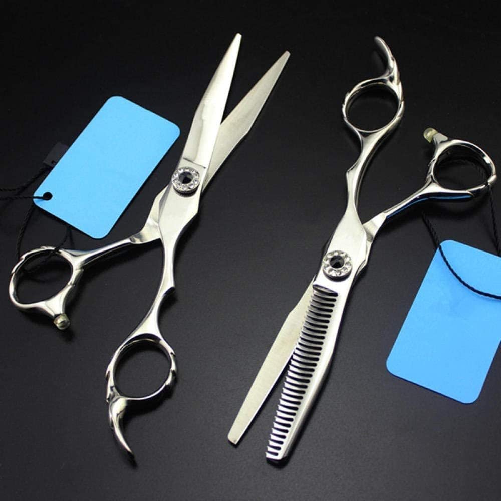 440c Hairdressing Scissors, Professional Hair Cutting Scissors, Stainless Steel Thinning Scissors, Ergonomic Design, Salon and Home Use
