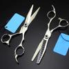 440c Hairdressing Scissors, Professional Hair Cutting Scissors, Stainless Steel Thinning Scissors, Ergonomic Design, Salon and Home Use view 1