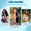 22 Inch Deep Wave Lace Front Wigs Human Hair Wig Curly Wigs for Women 13x6 HD Lace Front Wigs Human Hair Deep Curly Wig Pre Plucked with Baby Hair Natural Black view 4