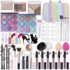 Makeup Kits For Girls Teens, Makeup Gift Set For Women with Eyeshadow Palettes, Brushes, Lip Gloss, Travel Make up Starter Kit For Beginners (C0912) view 1