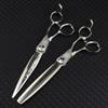 USZWBY Hair Cutting Scissors, 7 Inch Professional Damascus Stripe Scissor Hair Cutting Barber Haircut Thinning Shears Hairdressing Scissors view 2