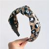 YNICKRKR headband New Fashion Women's Hairband Leopard Flower Headband Center Knot Classic Headwear For Adult Hair Accessories Wholesale(Khaki hairband) view 1