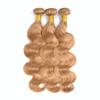 LOIUMGUU Honey Blonde Body Wave Human Hair Bundles Color #27 Human Hair Bundles 20 22 24 Inch Unprocessed Brazilian Virgin Remy Weave Extensions for Women view 3