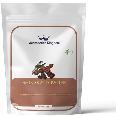 Accessorize Kingdom Shikakai Herbal Powder for External Use For DIY Face & Hair Packs | 1.7 oz (50g)