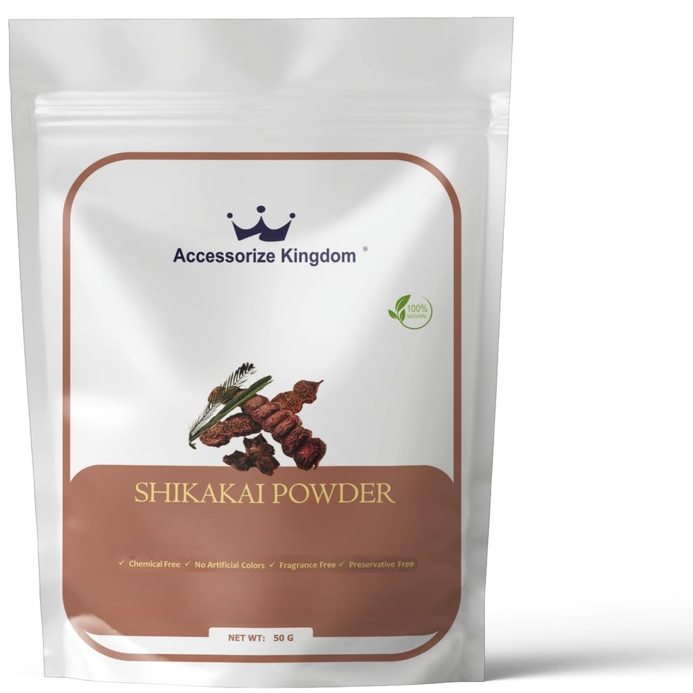 Accessorize Kingdom Shikakai Herbal Powder for External Use  For DIY Face & Hair Packs | 1.7 oz (50g)