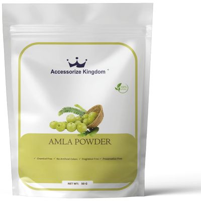 Accessorize Kingdom Amla Herbal Powder for External Use For DIY Face & Hair Packs | 1.7 oz (50g)