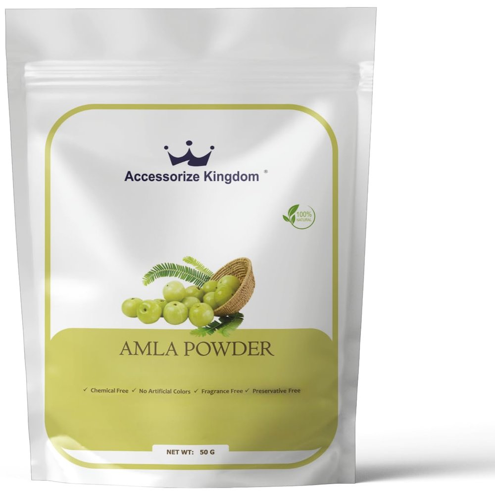 Accessorize Kingdom Amla Herbal Powder for External Use  For DIY Face & Hair Packs | 1.7 oz (50g)