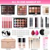 All in One Makeup Kit for Women Full Kit, Makeup Gift Sets for Women Teens Girls, Makeup Essential Bundle Includes Eyeshadow Palette Foundation Eyeliner Contour Stick Lip Gloss Cosmetic Brush Set view 2