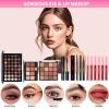 All in One Makeup Kit for Women Full Kit, Makeup Gift Sets for Women Teens Girls, Makeup Essential Bundle Includes Eyeshadow Palette Foundation Eyeliner Contour Stick Lip Gloss Cosmetic Brush Set view 3