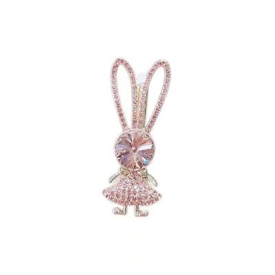 Crystal new cute rabbit hair clip bangs girls side net red duck headdress hairpin clip