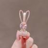 Crystal new cute rabbit hair clip bangs girls side net red duck headdress hairpin clip view 4