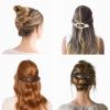12 PCS Flat Hair Clips for Women - 3 Styles Flat Claw Clips for Thin Thick Hair, Strong Hold Hair Accessories view 3