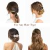 12 PCS Flat Hair Clips for Women - 3 Styles Flat Claw Clips for Thin Thick Hair, Strong Hold Hair Accessories view 4