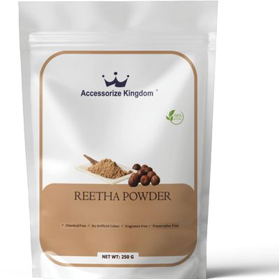 Accessorize Kingdom REETHA Herbal Powder for External Use For DIY Face & Hair Packs | 8.8 oz (250g)