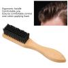 Beard Grooming Brush for Men - Wooden Handle, Nylon s, Hair Salon Shave Brush, Ergonomic Design, Portable Beard Brush for and Care view 2