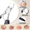 Toenail Clippers for Thick Nails - Ingrown Toenail Removal Kit - 12Pcs Podiatrist Grade Toe Nail Clippers for Seniors Men Women - Professional Home Pedicure Tools for Feet view 2