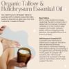 Beauty Glow Helichrysum Gymnocephalum Whipped Beef Tallow Balm Cream for Face & Body Age Defying Hydrating, Skin Healing, Full Body Hydration, Multipurpose Balm 2 Oz view 3