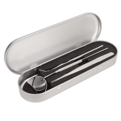 3-Piece Lash Lift Tool Set with Eyelash Mirror & Tweezers, Stainless Steel, Multifunctional Lash Extension Kit & Beginners (Silver)