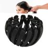 4pcs Ponytail Hair Clip Set - Expandable Simple Strong Grip Plastic Ponytail Holder Clip for Daily Use, Bird Nest Hair Clip, Stylish and Elegant Hairpin for Women Girls view 4