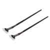 2pcs Sunflower Bent Angle Fan Eyelash Brush for Long and Separate Lashes, Double Layer Brush Hair for Lower Lashes view 3