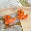 2PCS Mini Teddy Hair Clips,Novelty Dog Claw Clips,Animal Shape Hair Clips,Acetate Hair Clip for Girls,Small Claw Barrettes for Women (Teddy) view 3