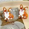 2PCS Mini Corgi Hair Clips,Novelty Dog Claw Clips,Animal Shape Hair Clips,Acetate Hair Clip for Girls,Small Claw Barrettes for Women (Corgi) view 3