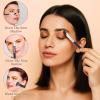 3 Piece U-Shaped Nose Contour Brush Set  Professional Eyebrow, Eyeshadow & Blush Brush for Precise Contouring, Highlighting & Full Face Makeup  Ideal for Beginners, Cream & Powder Products view 3
